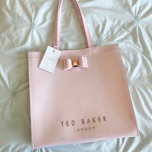 NWT Ted Baker Large Pink Bow Icon Bag